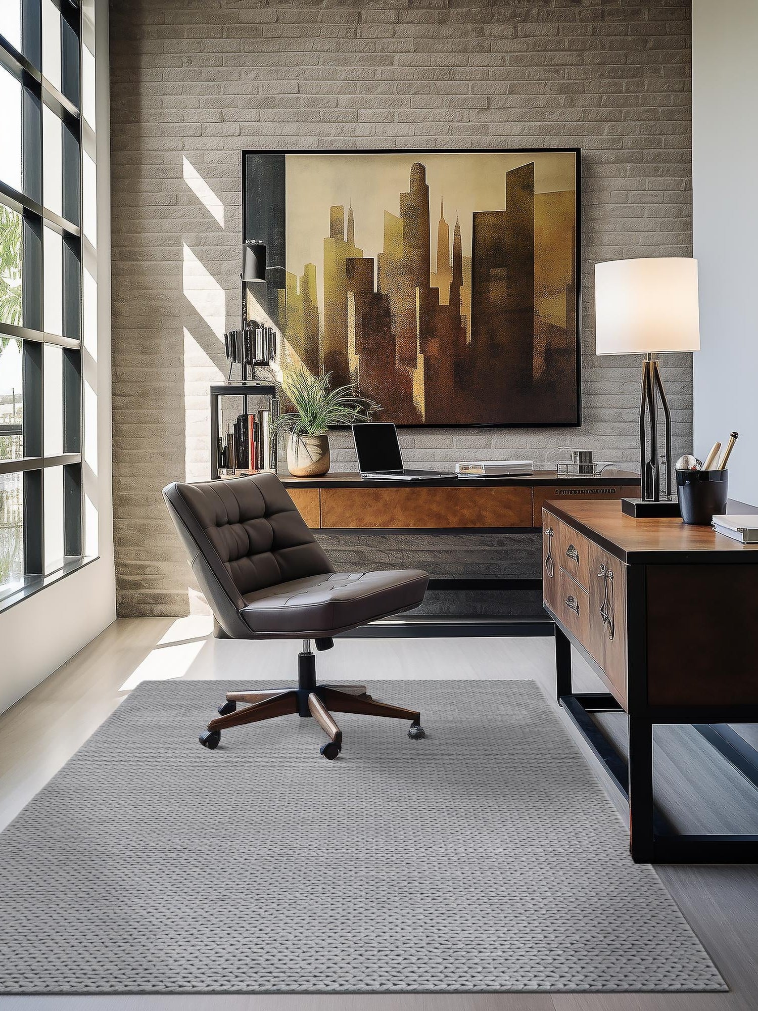 Space Gray 10' x 14' 1 Lana New Zealand Wool Rectangle Area Rug All Natural Premium Wool Hand Woven Carpet for Luxury Interior Home Design for Sale at Rug Engine