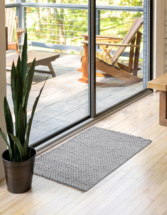 Space Gray 2' x 3' 1 Lana New Zealand Wool Rectangle Area Rug All Natural Premium Wool Hand Woven Carpet for Luxury Interior Home Design for Sale at Rug Engine