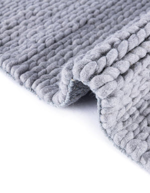 Space Gray 7' 10 x 10' Lana New Zealand Wool Rectangle Area Rug All Natural Premium Wool Hand Woven Carpet for Luxury Interior Home Design for Sale at Rug Engine