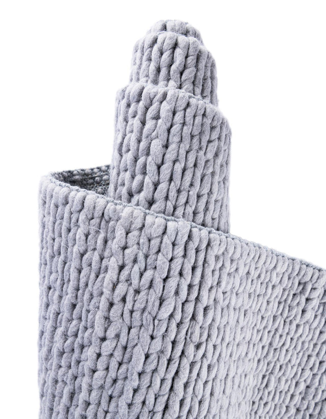 Space Gray 6' 1 x 9' Lana New Zealand Wool Rectangle Area Rug All Natural Premium Wool Hand Woven Carpet for Luxury Interior Home Design for Sale at Rug Engine