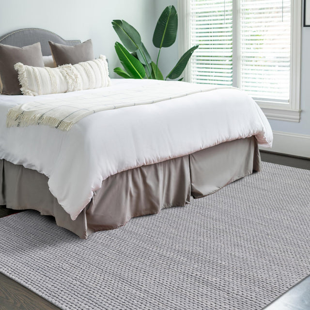 Space Gray 9' x 12' Lana New Zealand Wool Rectangle Area Rug All Natural Premium Wool Hand Woven Carpet for Luxury Interior Home Design for Sale at Rug Engine