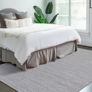 Space Gray 4' 1 x 6' 1 Lana New Zealand Wool Rectangle Area Rug All Natural Premium Wool Hand Woven Carpet for Luxury Interior Home Design for Sale at Rug Engine