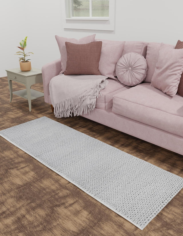 Space Gray 2' x 8' Lana New Zealand Wool Runner Area Rug All Natural Premium Wool Hand Woven Carpet for Luxury Interior Home Design for Sale at Rug Engine