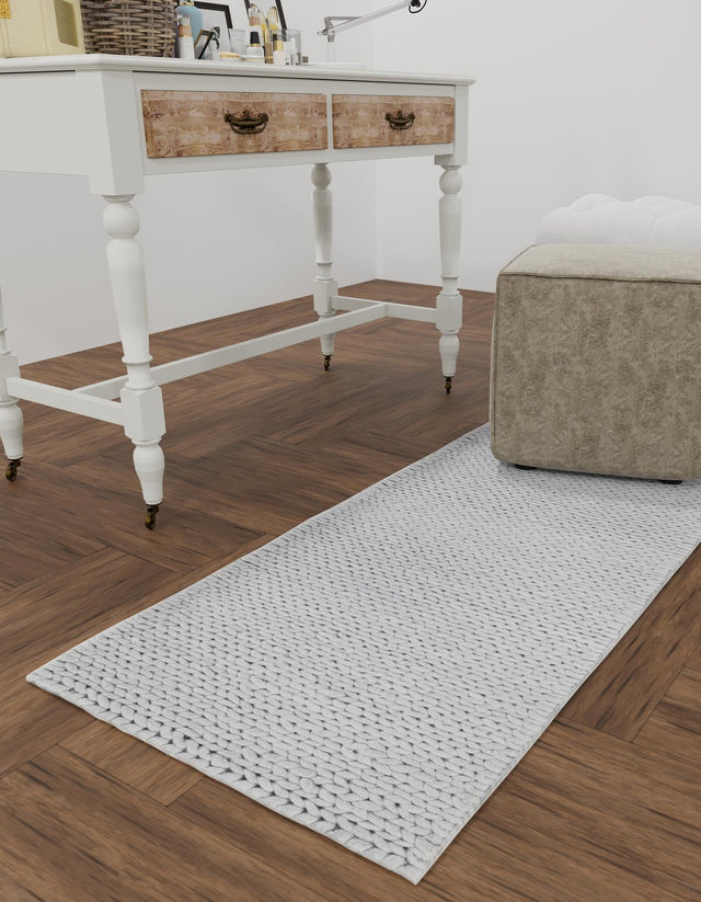 Space Gray 2' x 6' 7 Lana New Zealand Wool Runner Area Rug All Natural Premium Wool Hand Woven Carpet for Luxury Interior Home Design for Sale at Rug Engine