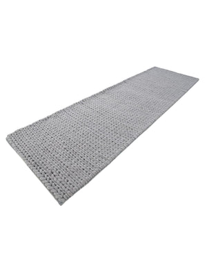 Space Gray 2' x 6' 7 Lana New Zealand Wool Runner Area Rug All Natural Premium Wool Hand Woven Carpet for Luxury Interior Home Design for Sale at Rug Engine