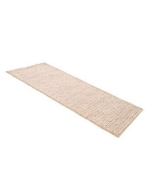 Taupe 2' x 5' 1 Lana New Zealand Wool Runner Area Rug All Natural Premium Wool Hand Woven Carpet for Luxury Interior Home Design for Sale at Rug Engine