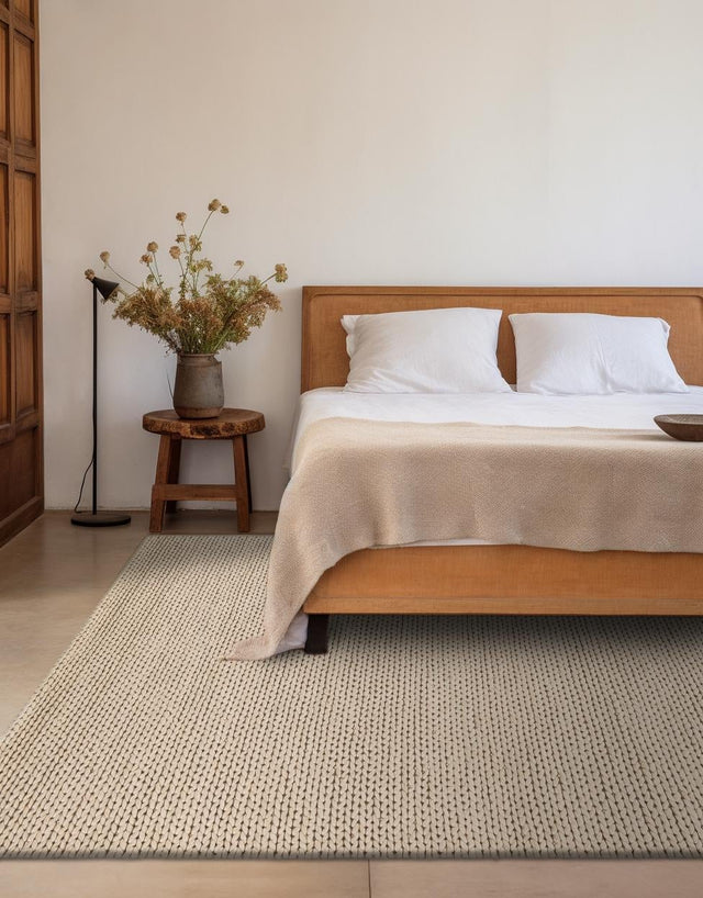 Taupe 2' x 3' 1 Lana New Zealand Wool Rectangle Area Rug All Natural Premium Wool Hand Woven Carpet for Luxury Interior Home Design for Sale at Rug Engine