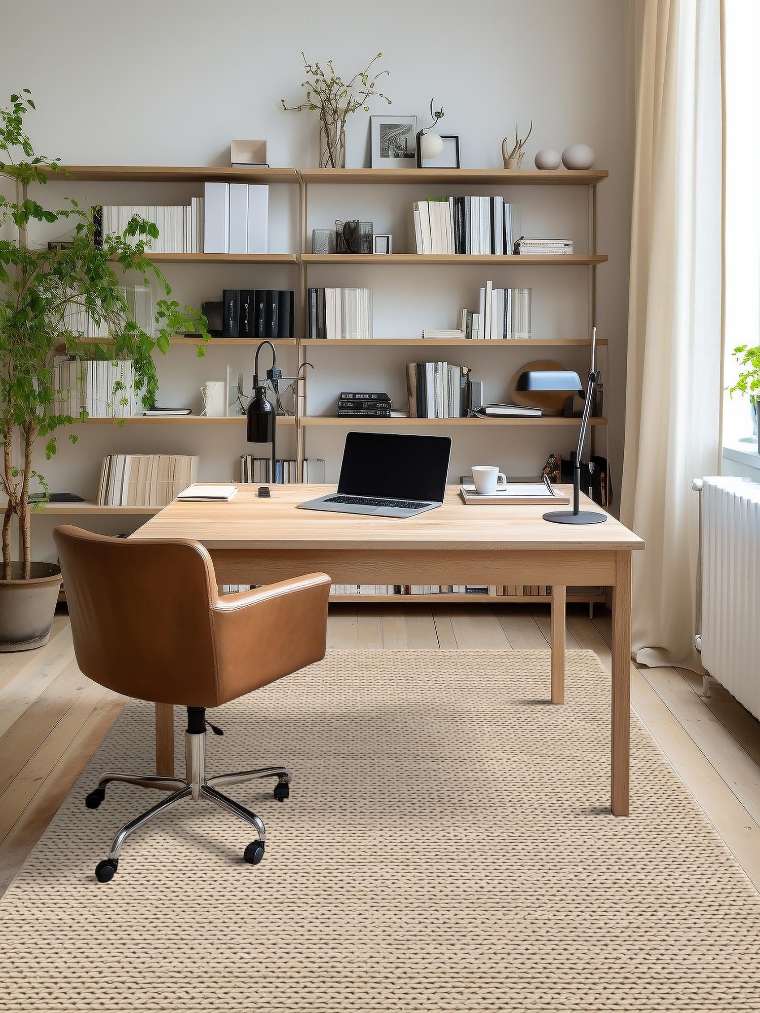 Taupe 4' 1 x 6' 1 Lana New Zealand Wool Rectangle Area Rug All Natural Premium Wool Hand Woven Carpet for Luxury Interior Home Design for Sale at Rug Engine