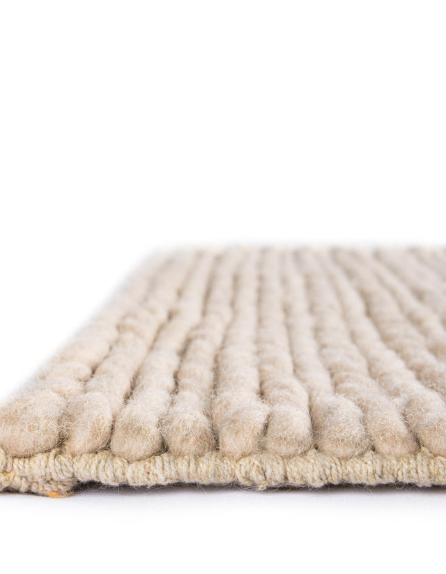 Taupe 7' 10 x 10' Lana New Zealand Wool Rectangle Area Rug All Natural Premium Wool Hand Woven Carpet for Luxury Interior Home Design for Sale at Rug Engine