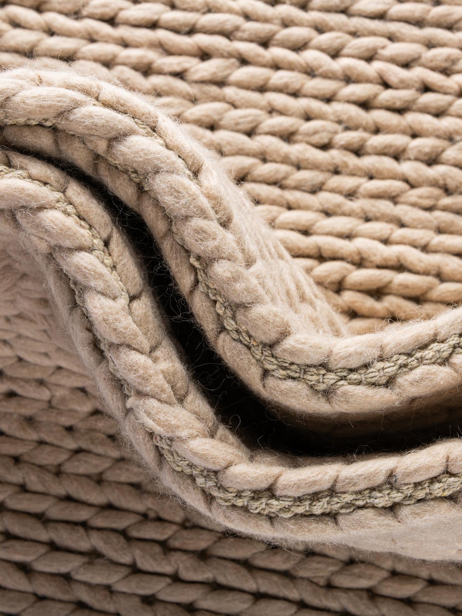 Taupe 10' x 14' 1 Lana New Zealand Wool Rectangle Area Rug All Natural Premium Wool Hand Woven Carpet for Luxury Interior Home Design for Sale at Rug Engine