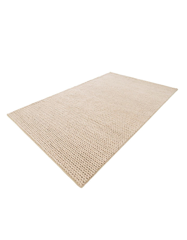 Taupe 5' 1 x 8' Lana New Zealand Wool Rectangle Area Rug All Natural Premium Wool Hand Woven Carpet for Luxury Interior Home Design for Sale at Rug Engine