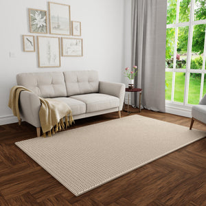 Taupe 10' x 14' 1 Lana New Zealand Wool Rectangle Area Rug All Natural Premium Wool Hand Woven Carpet for Luxury Interior Home Design for Sale at Rug Engine