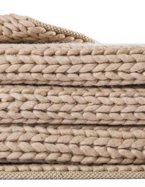 Taupe 2' x 5' 1 Lana New Zealand Wool Runner Area Rug All Natural Premium Wool Hand Woven Carpet for Luxury Interior Home Design for Sale at Rug Engine