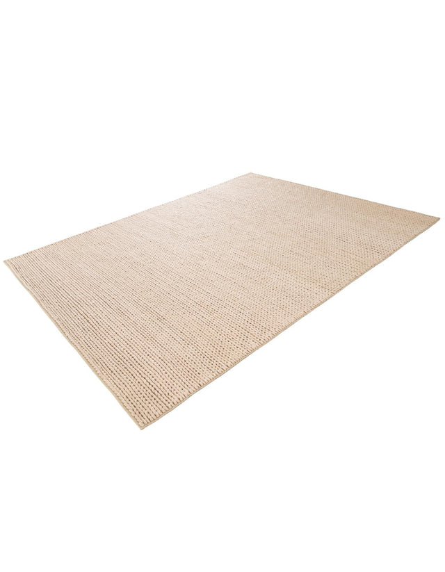 Taupe 7' 10 x 10' Lana New Zealand Wool Rectangle Area Rug All Natural Premium Wool Hand Woven Carpet for Luxury Interior Home Design for Sale at Rug Engine