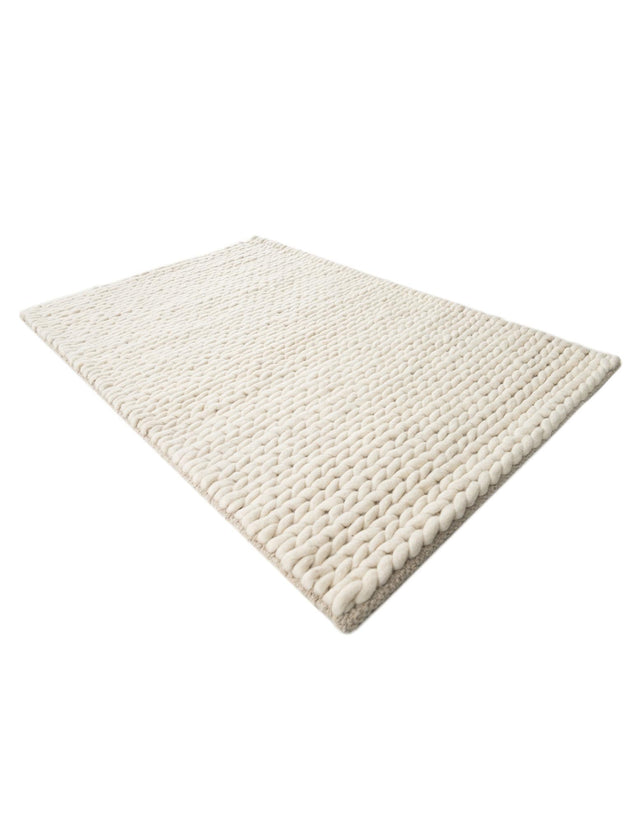 Ivory 2' x 3' 1 Lana New Zealand Wool Rectangle Area Rug All Natural Premium Wool Hand Woven Carpet for Luxury Interior Home Design for Sale at Rug Engine