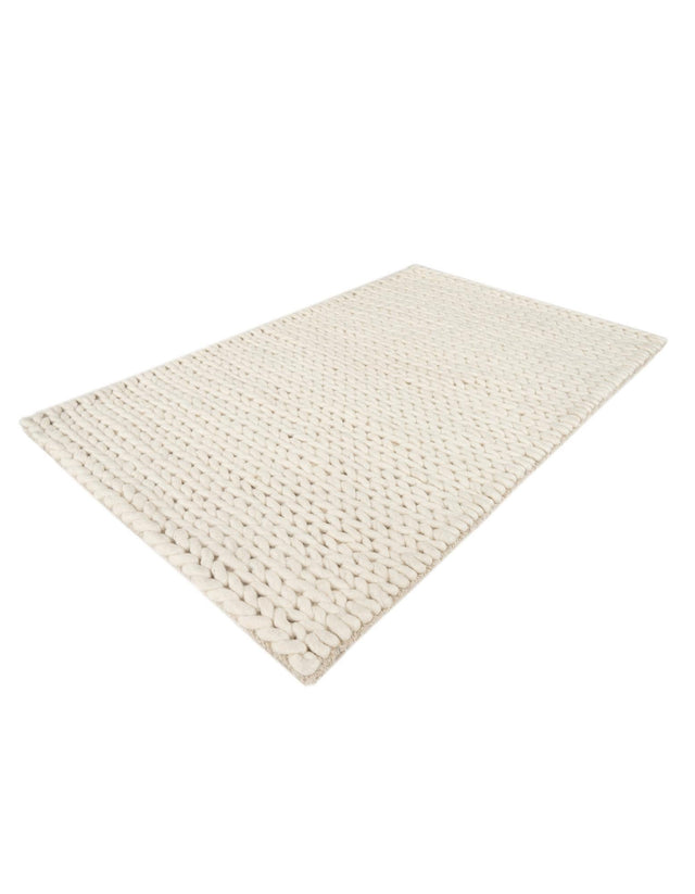 Ivory 2' x 3' 1 Lana New Zealand Wool Rectangle Area Rug All Natural Premium Wool Hand Woven Carpet for Luxury Interior Home Design for Sale at Rug Engine