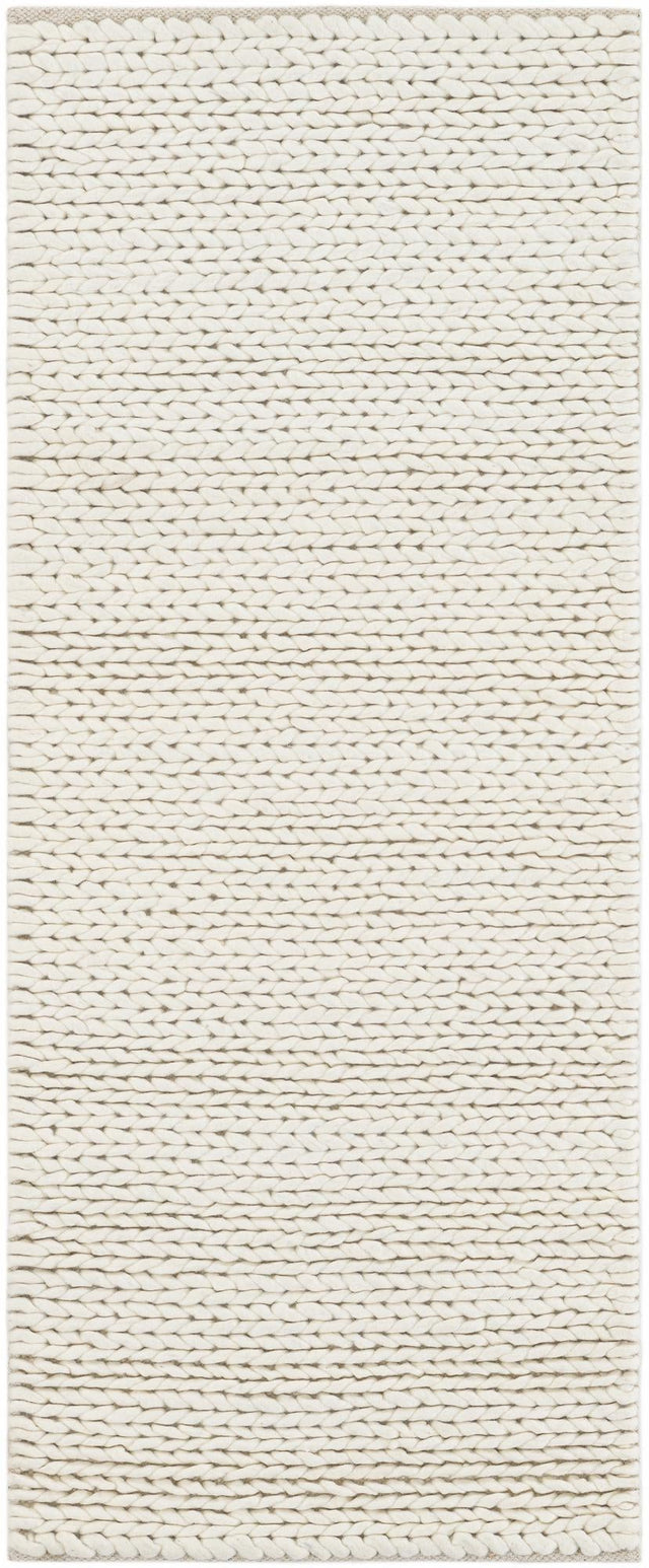 Ivory 2' x 5' 1 Lana New Zealand Wool Runner Area Rug All Natural Premium Wool Hand Woven Carpet for Luxury Interior Home Design for Sale at Rug Engine