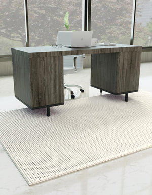 Ivory 4' 1 x 6' 1 Lana New Zealand Wool Rectangle Area Rug All Natural Premium Wool Hand Woven Carpet for Luxury Interior Home Design for Sale at Rug Engine