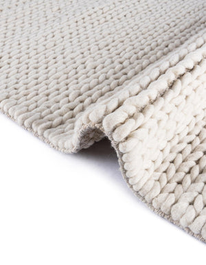 Ivory 2' x 3' 1 Lana New Zealand Wool Rectangle Area Rug All Natural Premium Wool Hand Woven Carpet for Luxury Interior Home Design for Sale at Rug Engine