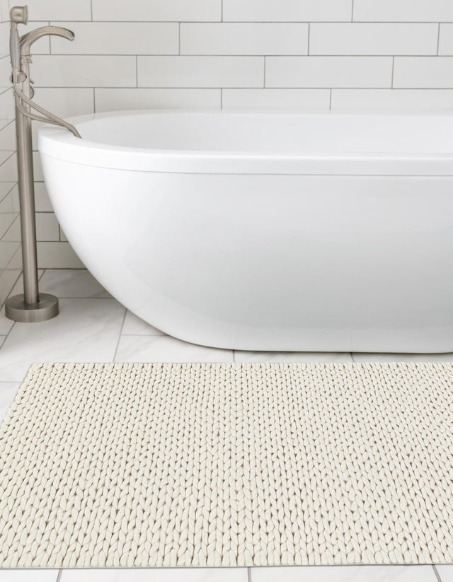 Ivory 2' x 8' Lana New Zealand Wool Runner Area Rug All Natural Premium Wool Hand Woven Carpet for Luxury Interior Home Design for Sale at Rug Engine