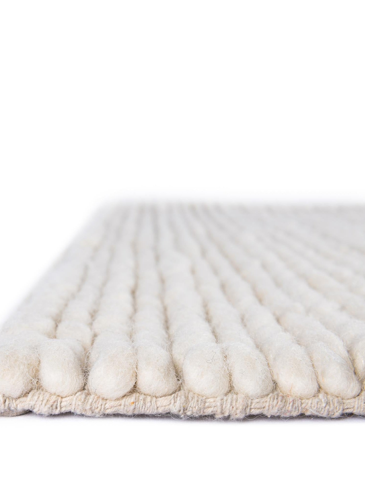 Ivory 2' x 5' 1 Lana New Zealand Wool Runner Area Rug All Natural Premium Wool Hand Woven Carpet for Luxury Interior Home Design for Sale at Rug Engine