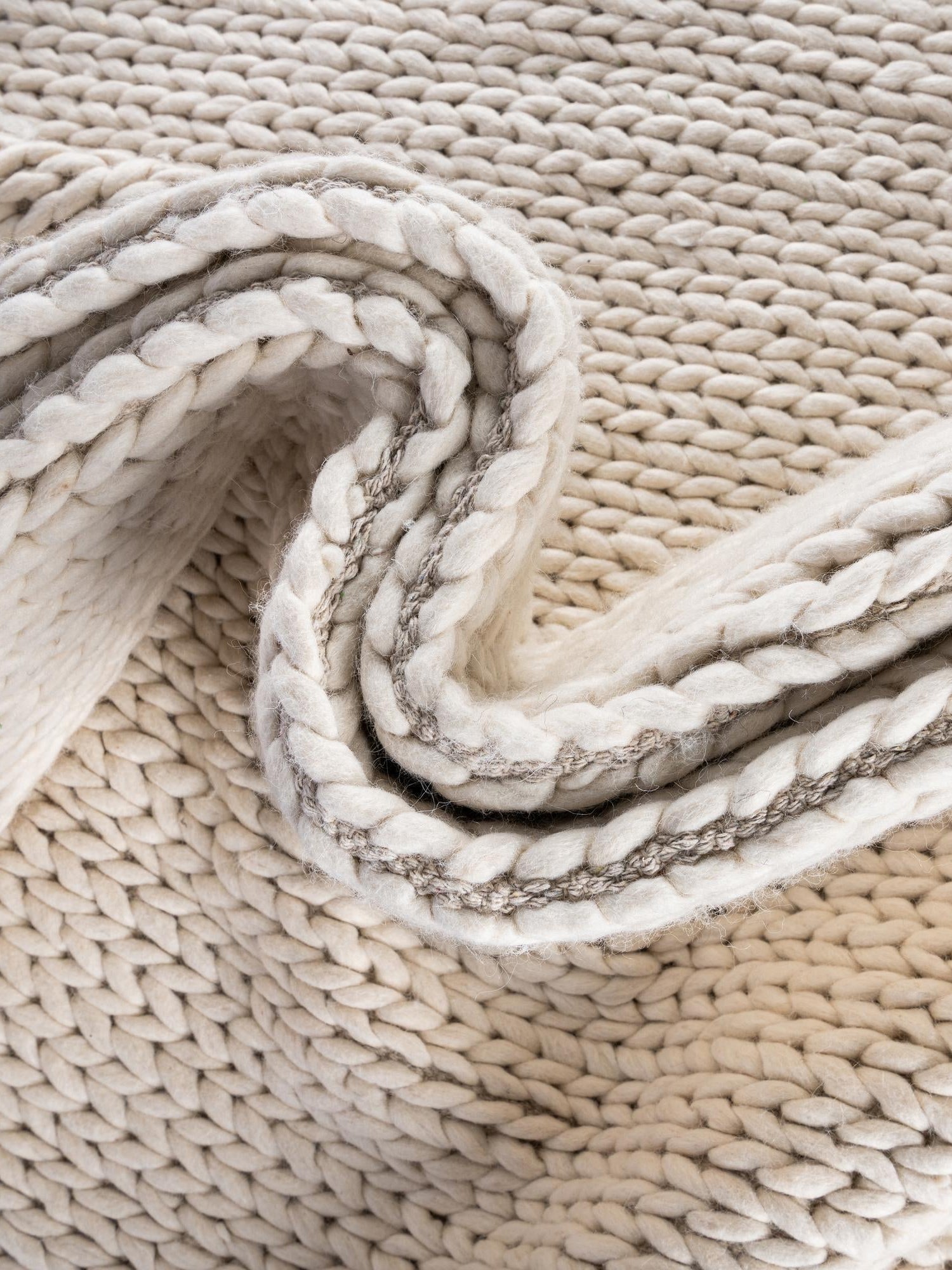 Ivory 2' x 5' 1 Lana New Zealand Wool Runner Area Rug All Natural Premium Wool Hand Woven Carpet for Luxury Interior Home Design for Sale at Rug Engine