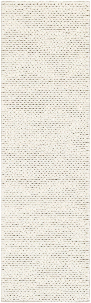 Ivory 2' x 6' 7 Lana New Zealand Wool Runner Area Rug All Natural Premium Wool Hand Woven Carpet for Luxury Interior Home Design for Sale at Rug Engine