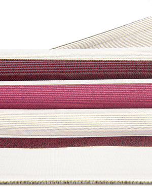 White 10' x 10' Outdoor Striped Square Area Rug Weather Resistant for Patio, Deck, Terrace, Balcony, Porch Geometric Pattern Waterproof Carpet for Sale at Rug Engine