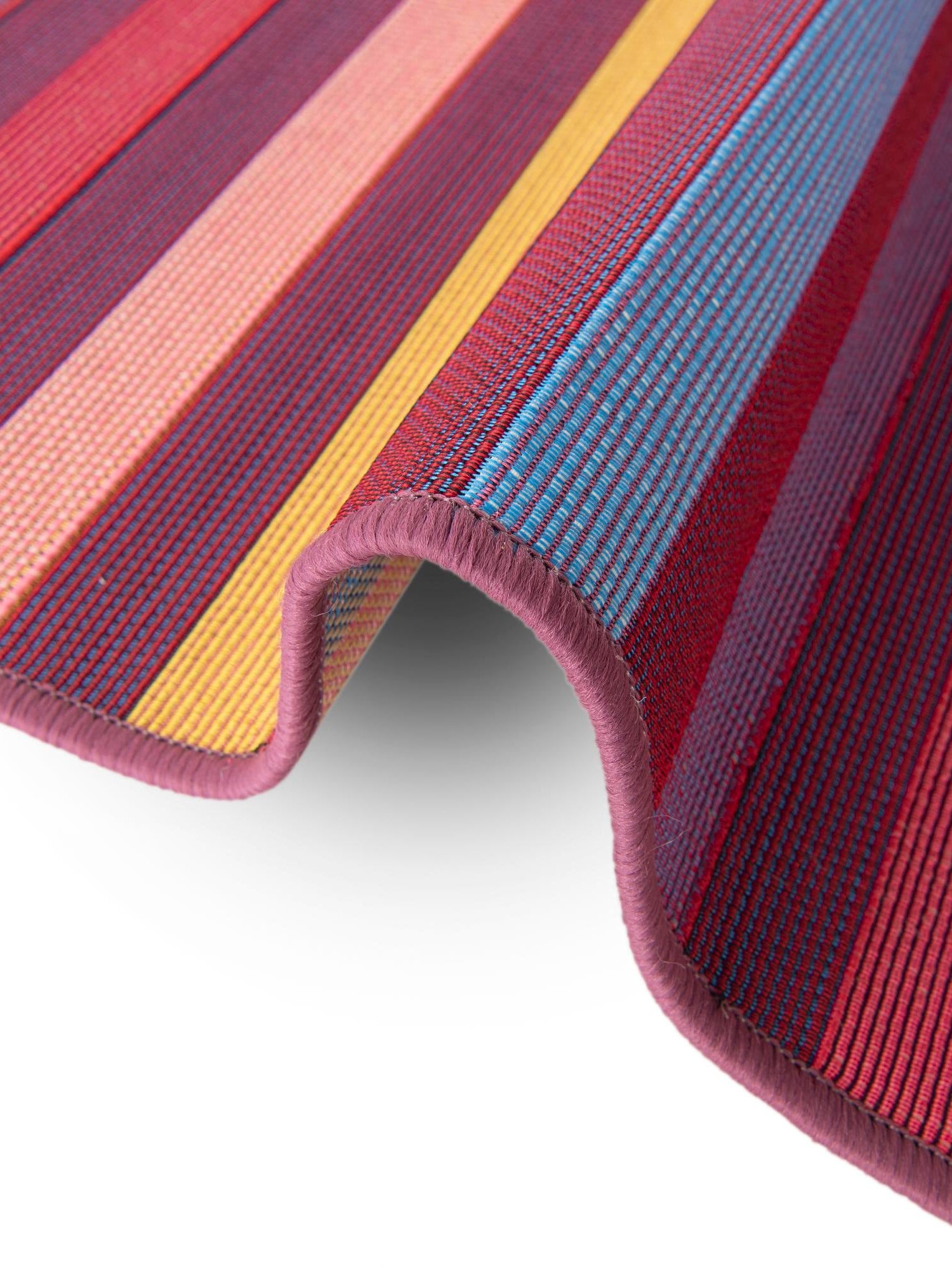 Multicolor 4' 1 x 6' 1 Outdoor Striped Rectangle Area Rug Weather Resistant for Patio, Deck, Terrace, Balcony, Porch Geometric Pattern Waterproof Carpet for Sale at Rug Engine