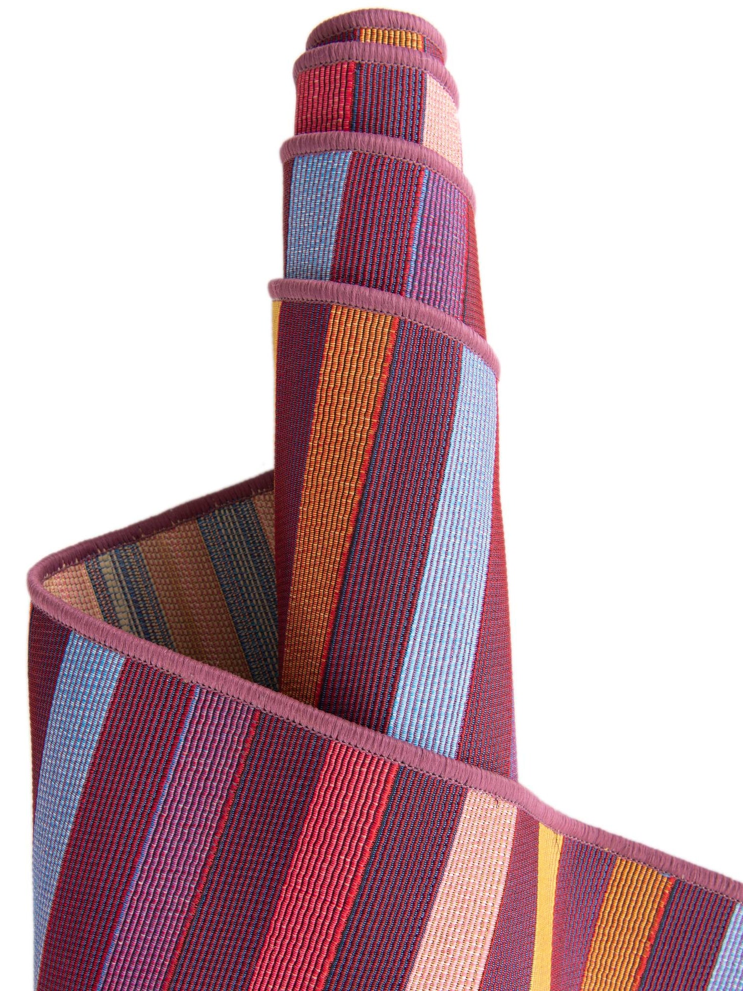Multicolor 2' x 3' 1 Outdoor Striped Rectangle Area Rug Weather Resistant for Patio, Deck, Terrace, Balcony, Porch Geometric Pattern Waterproof Carpet for Sale at Rug Engine