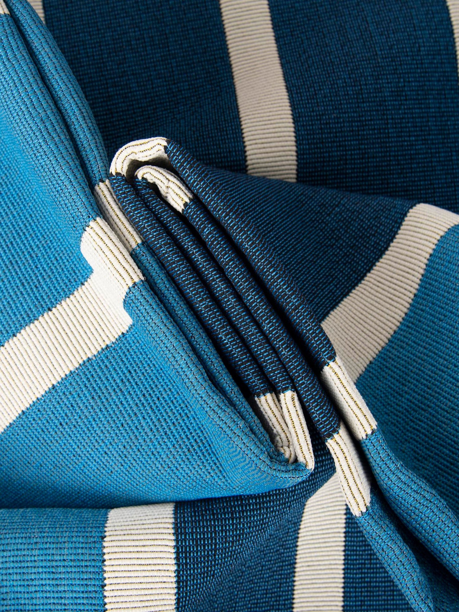 Blue 10' x 13' 1 Outdoor Striped Rectangle Area Rug Weather Resistant for Patio, Deck, Terrace, Balcony, Porch Geometric Pattern Waterproof Carpet for Sale at Rug Engine