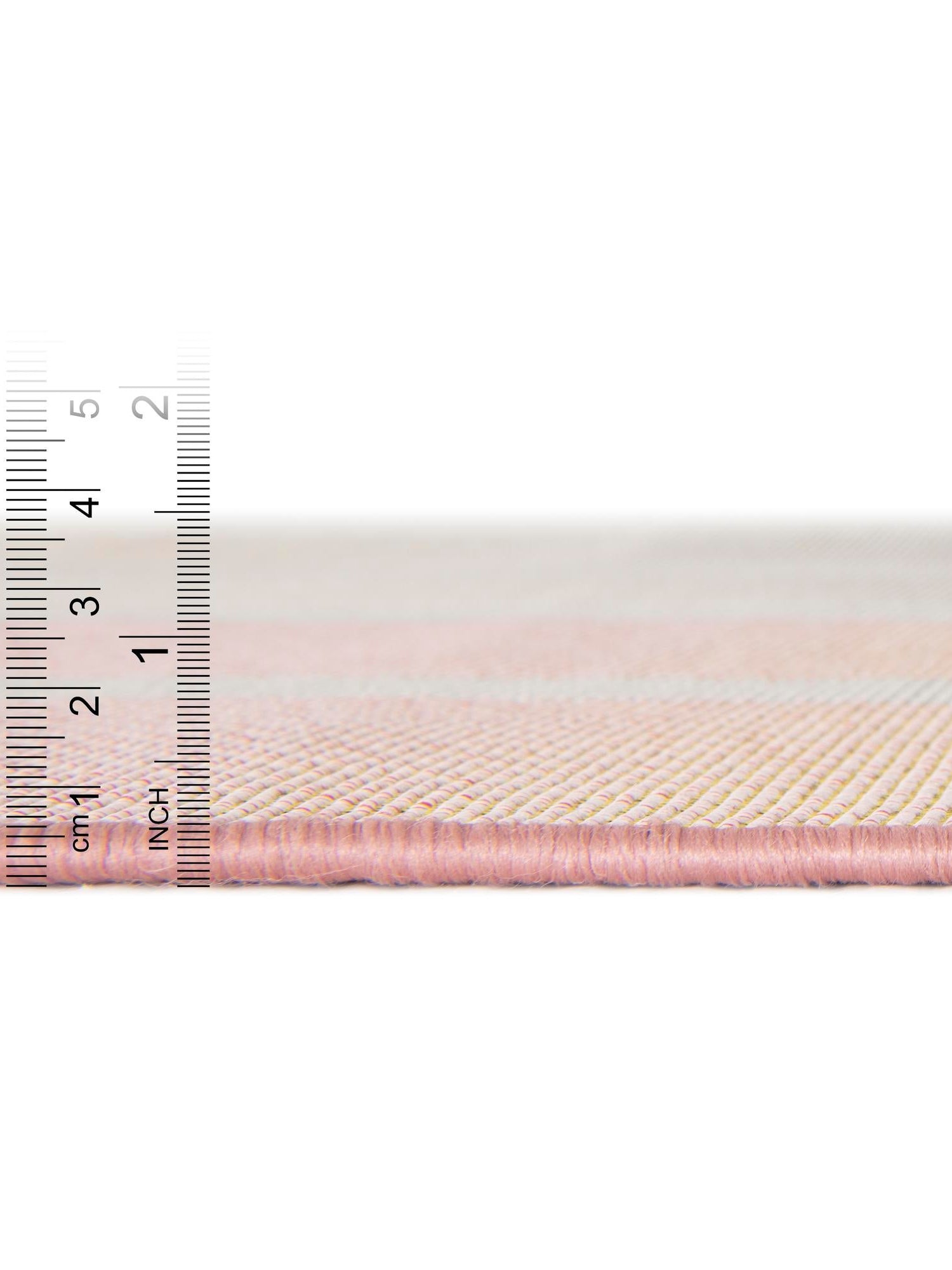 Pink and Lavender 5' 3 x 8' Outdoor Striped Rectangle Area Rug Weather Resistant for Patio, Deck, Terrace, Balcony, Porch Geometric Pattern Waterproof Carpet for Sale at Rug Engine