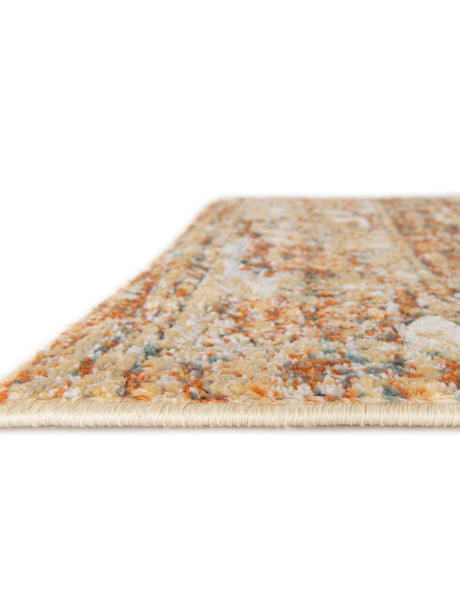 LBrown Blue 2' x 6' Isabella Runner Area Rug Polypropylene & Polyester Traditional Elegant Carpet for Living Rooms, Dining, Office, Dorms for Sale at Rug Engine