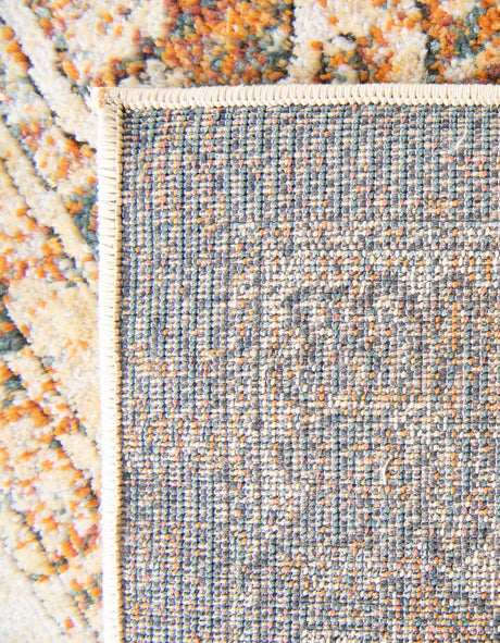 LBrown Blue 2' x 6' Isabella Runner Area Rug Polypropylene & Polyester Traditional Elegant Carpet for Living Rooms, Dining, Office, Dorms for Sale at Rug Engine