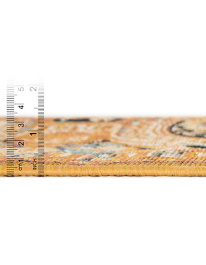 Black Gold Brown 9' x 12' Outdoor Traditional Rectangle Area Rug Weather Resistant for Patio, Deck, Terrace, Balcony, Porch Classical Design Outside Carpet for Sale at Rug Engine