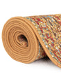 Blue and Light Brown 4' 1 x 6' 1 Outdoor Traditional Rectangle Area Rug Weather Resistant for Patio, Deck, Terrace, Balcony, Porch Classical Design Outside Carpet for Sale at Rug Engine