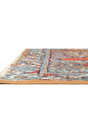 Multicolor 7' 10 x 7' 10 Outdoor Traditional Square Area Rug Weather Resistant for Patio, Deck, Terrace, Balcony, Porch Classical Design Outside Carpet for Sale at Rug Engine