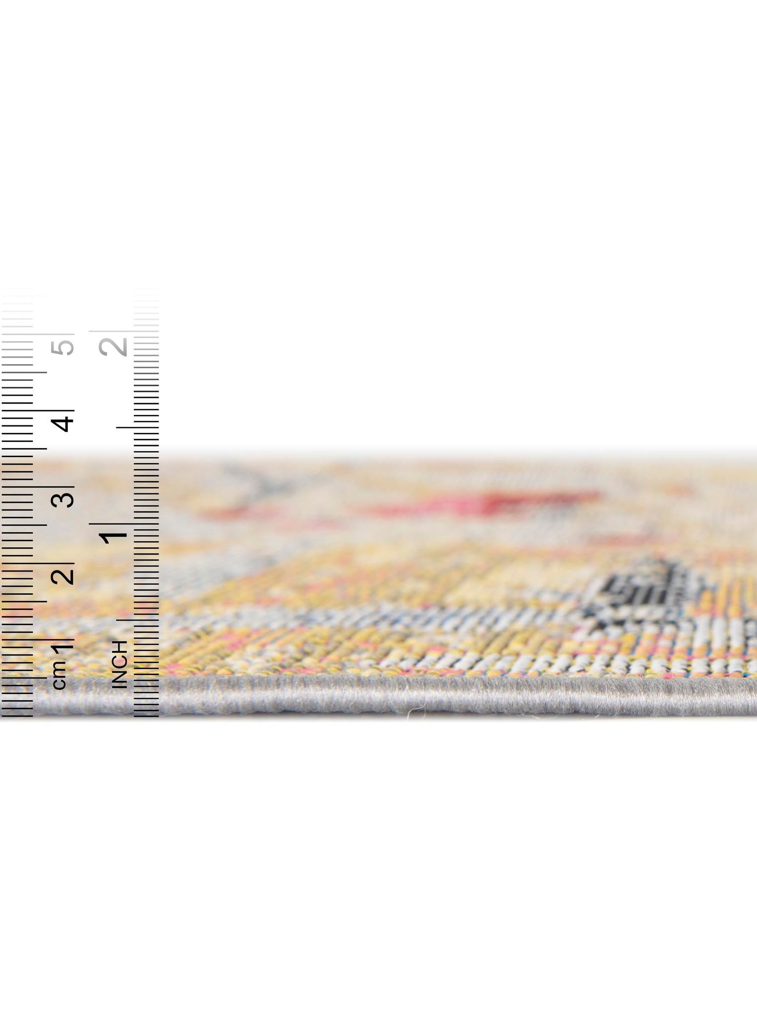 Multicolor 10' x 10' Outdoor Modern Round Area Rug Weather Resistant for Patio, Deck, Terrace, Balcony, Porch