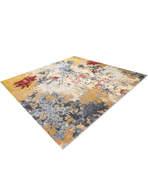 Multicolor 7' 10 x 7' 10 Outdoor Modern Square Area Rug Weather Resistant for Patio, Deck, Terrace, Balcony, Porch 100% Polypropylene Modern Outside Carpet for Sale at Rug Engine