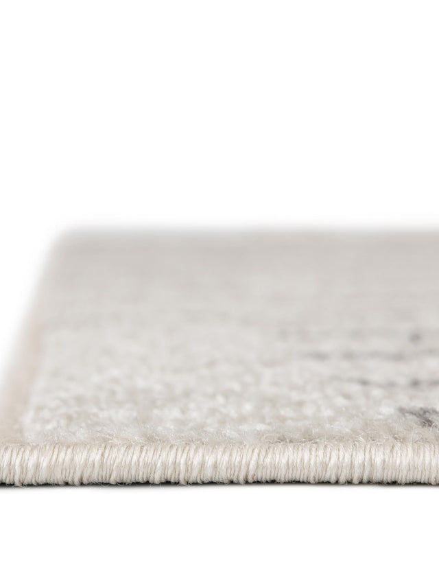 Ivory 9' x 12' Hanahan Rectangle Area Rug 100% Polypropylene With Jute Backing Abstract Geometric Modern Carpet for Living, Dining Room, Office Space for Sale at Rug Engine