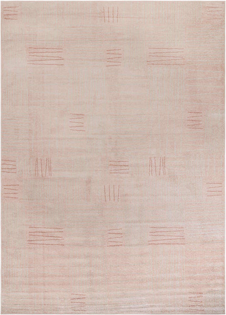 Pink 10' x 14' 1 Hanahan Rectangle Area Rug 100% Polypropylene With Jute Backing Abstract Geometric Modern Carpet for Living, Dining Room, Office Space for Sale at Rug Engine