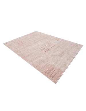 Pink 5' 3 x 7' 1 Hanahan Rectangle Area Rug 100% Polypropylene With Jute Backing Abstract Geometric Modern Carpet for Living, Dining Room, Office Space for Sale at Rug Engine