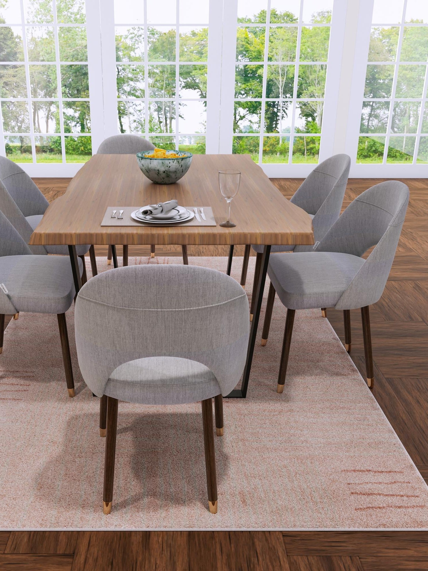 Pink 7' 10 x 10' Hanahan Rectangle Area Rug 100% Polypropylene With Jute Backing Abstract Geometric Modern Carpet for Living, Dining Room, Office Space for Sale at Rug Engine