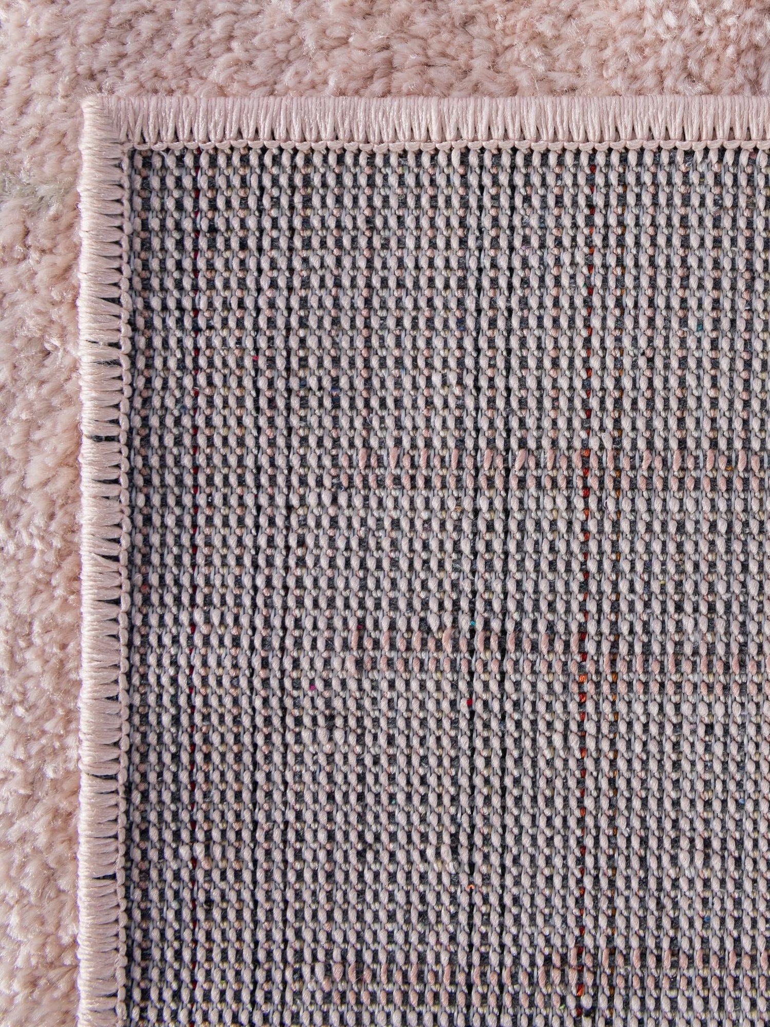 Pink 5' 3 x 7' 1 Hanahan Rectangle Area Rug 100% Polypropylene With Jute Backing Abstract Geometric Modern Carpet for Living, Dining Room, Office Space for Sale at Rug Engine