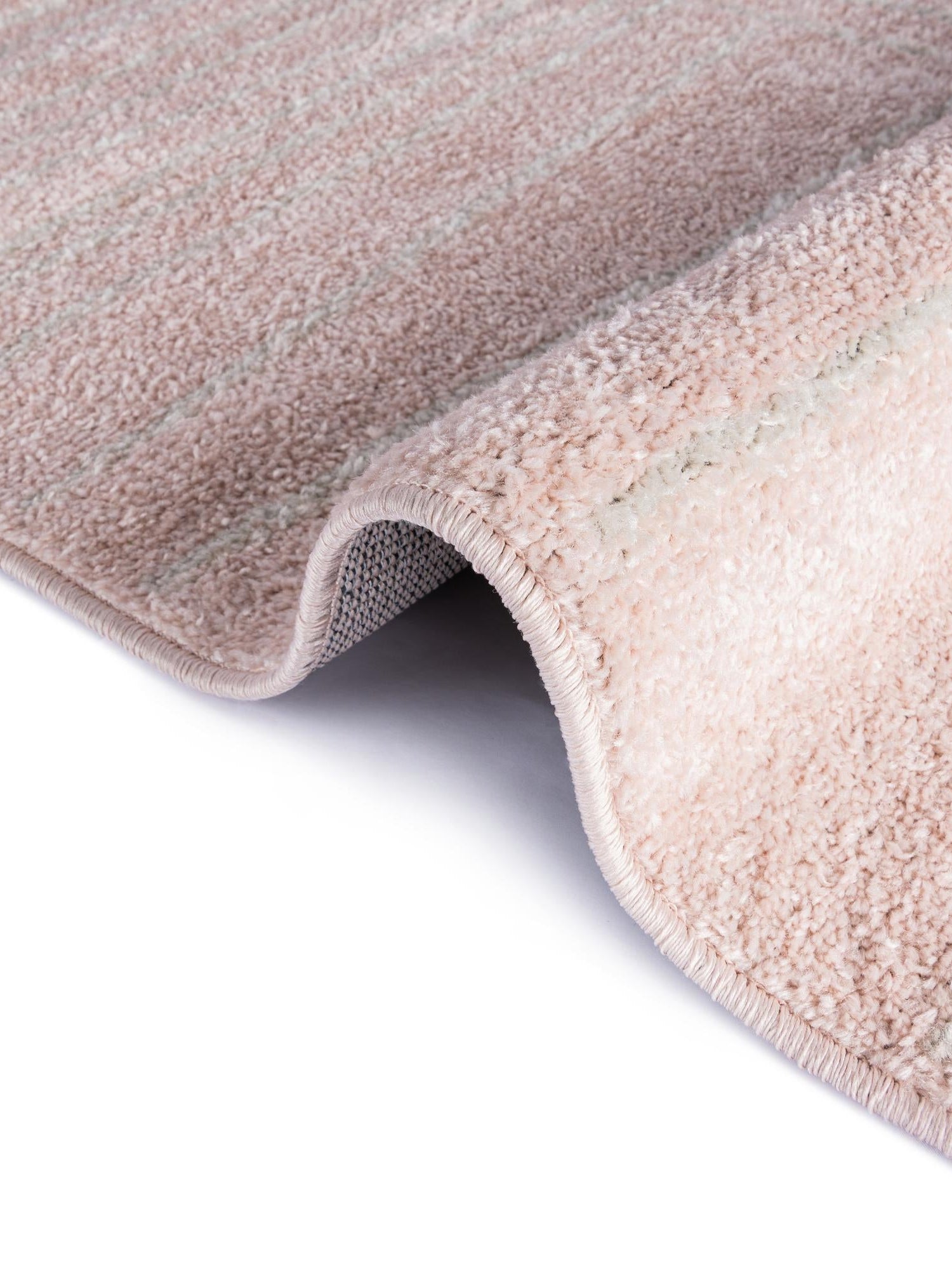 Pink 5' 3 x 7' 1 Hanahan Rectangle Area Rug 100% Polypropylene With Jute Backing Abstract Geometric Modern Carpet for Living, Dining Room, Office Space for Sale at Rug Engine
