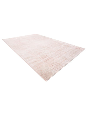 Pink 6' 1 x 9' Hanahan Rectangle Area Rug 100% Polypropylene With Jute Backing Abstract Geometric Modern Carpet for Living, Dining Room, Office Space for Sale at Rug Engine