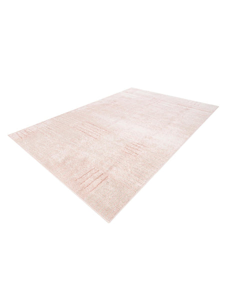 Pink 6' 1 x 9' Hanahan Rectangle Area Rug 100% Polypropylene With Jute Backing Abstract Geometric Modern Carpet for Living, Dining Room, Office Space for Sale at Rug Engine