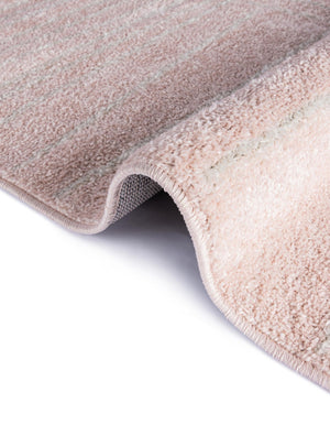 Pink 7' 10 x 7' 10 Hanahan Square Area Rug 100% Polypropylene With Jute Backing Abstract Geometric Modern Carpet for Living, Dining Room, Office Space for Sale at Rug Engine