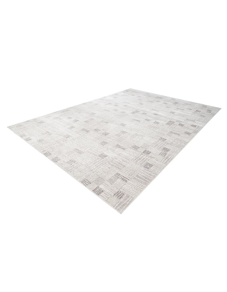 Gray 10' x 14' 1 Hanahan Rectangle Area Rug 100% Polypropylene With Jute Backing Abstract Geometric Modern Carpet for Living, Dining Room, Office Space for Sale at Rug Engine