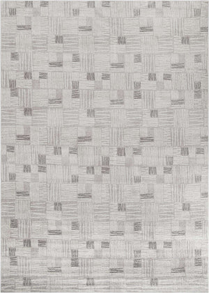 Gray 10' x 14' 1 Hanahan Rectangle Area Rug 100% Polypropylene With Jute Backing Abstract Geometric Modern Carpet for Living, Dining Room, Office Space for Sale at Rug Engine